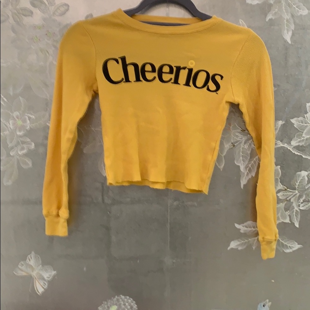 Long sleeve thermal crop top